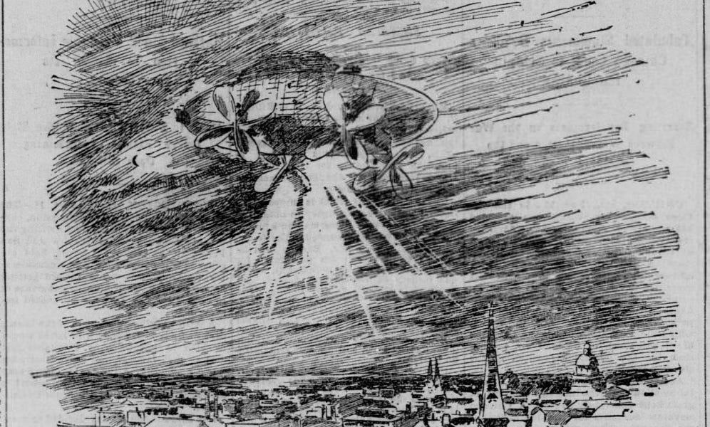 The Mysterious 1896 Airship Sighting Over Sacramento: Eyewitness Accounts of a Victorian-Era UFO Phenomenon