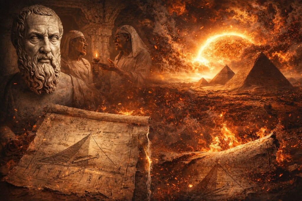 Did the Sun really rise from the West?” Herodotus’ Testimony… and Records of a Possible Cosmic Catastrophe . Full story below Did the Sun really rise from the West?” Herodotus’ Testimony… and Records of a Possible Cosmic Catastrophe . Full story below