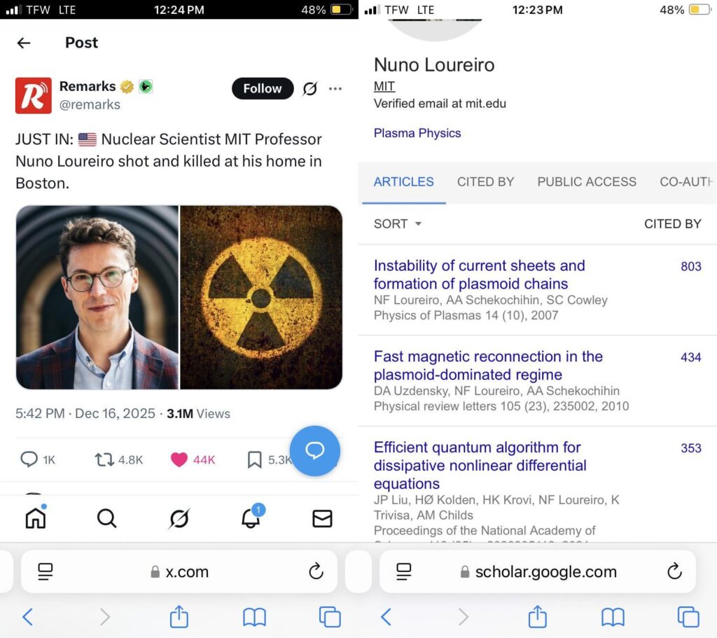 Now this is interesting. Nuclear Scientist who wrote multiple papers on advanced quantum mechanics also wrote a paper on Plasmoids. Was this why he was killed? Plasmoids are Plasma who is intelligent and conscious. And often mistake for UAP.