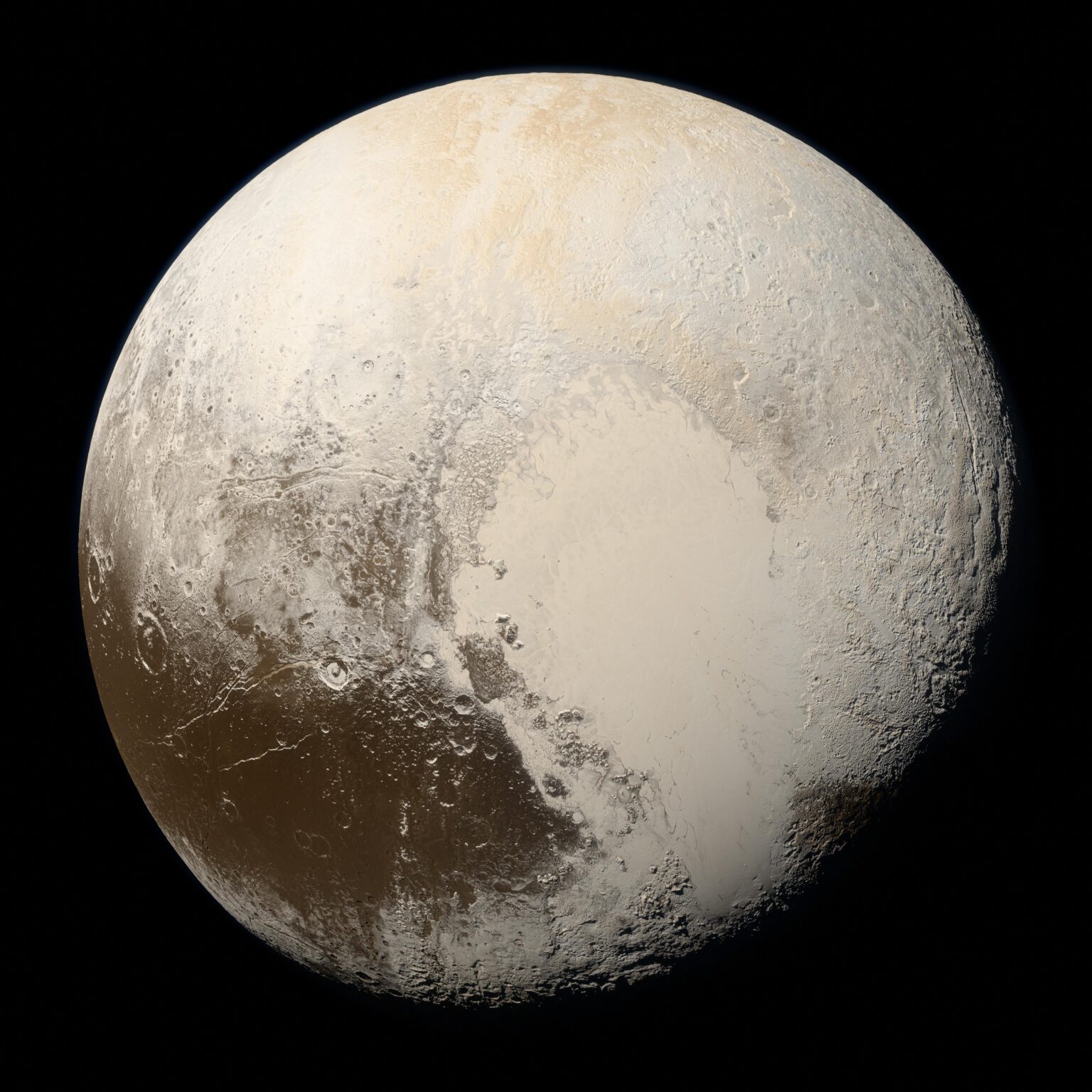 Pluto - In Natural Color - As Seen from New Horizons Spacecraft - July 14, 2015