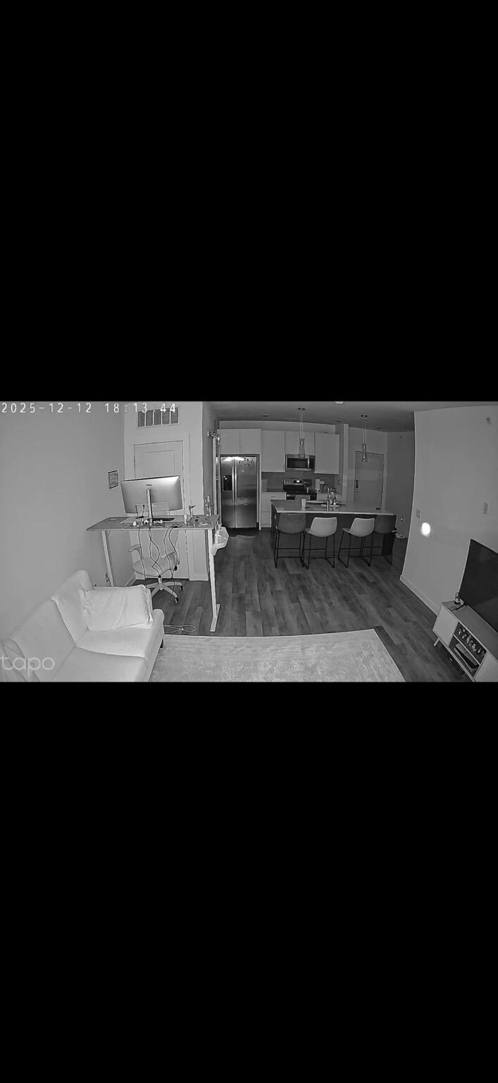 Caught this on camera and it triggered a movement alarm too