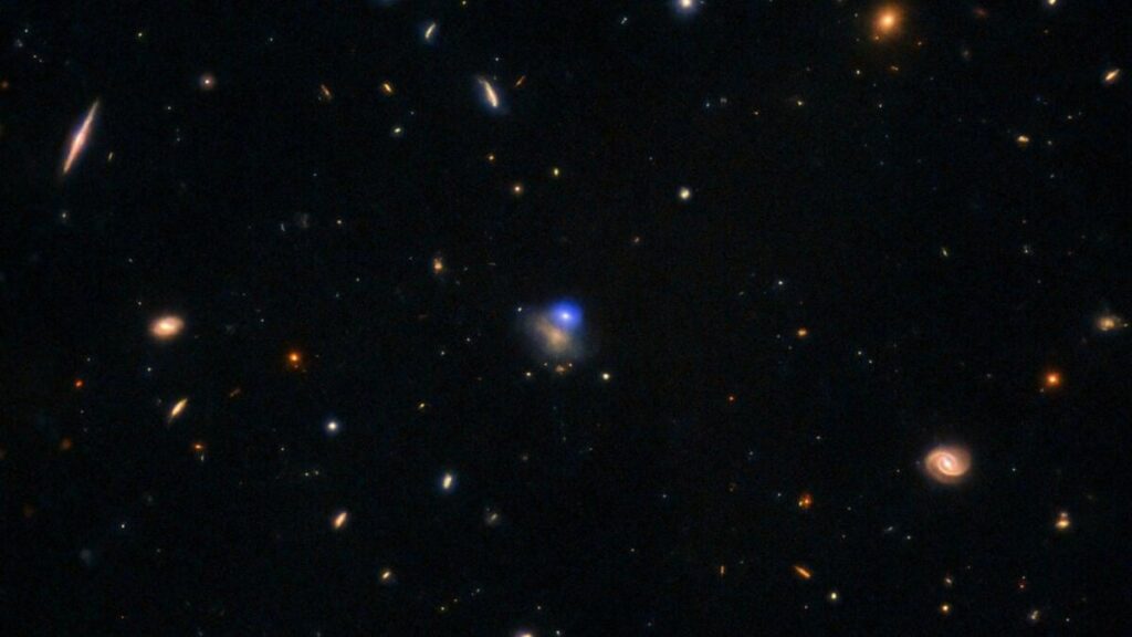 Astronomers May Have Finally Solved the Mystery of These Freaky Blue Cosmic Flashes