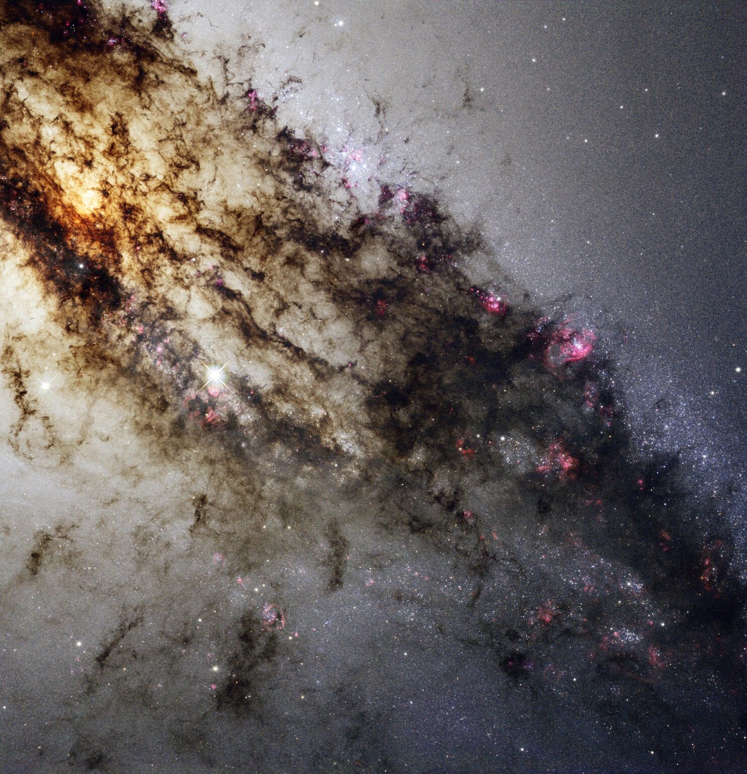 Centaurus A, also known as NGC 5128 - Hubble Wide Field Camera 3