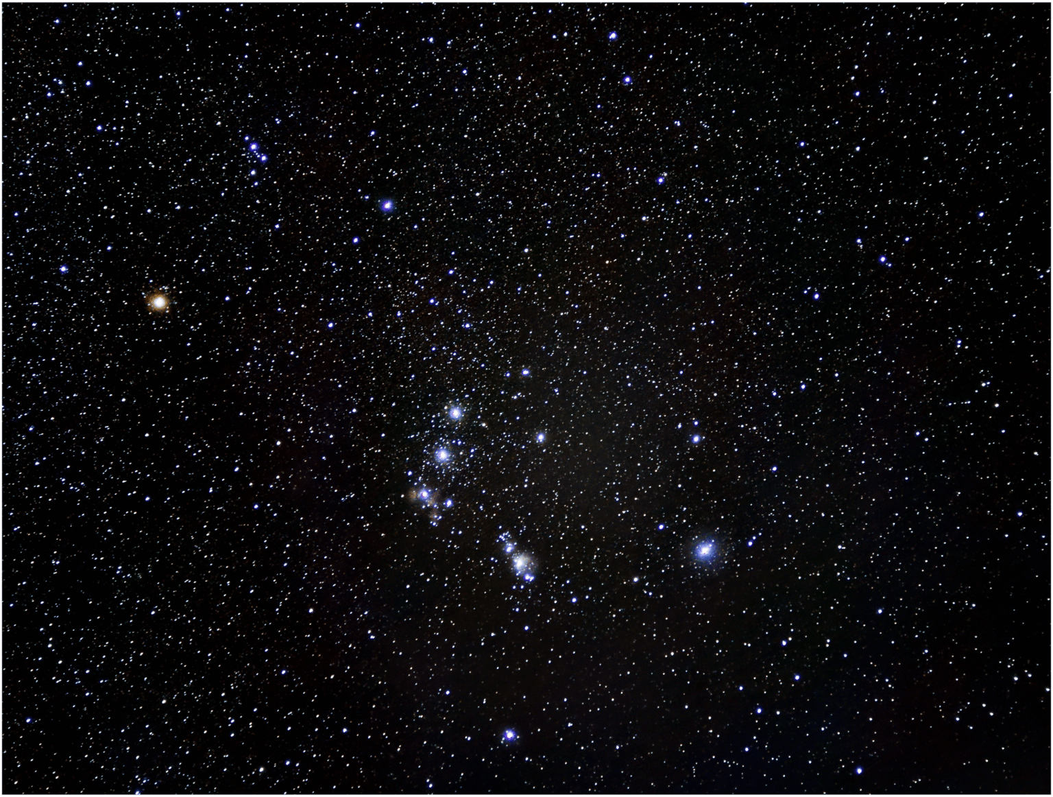 Orion Constellation Shot By Phone