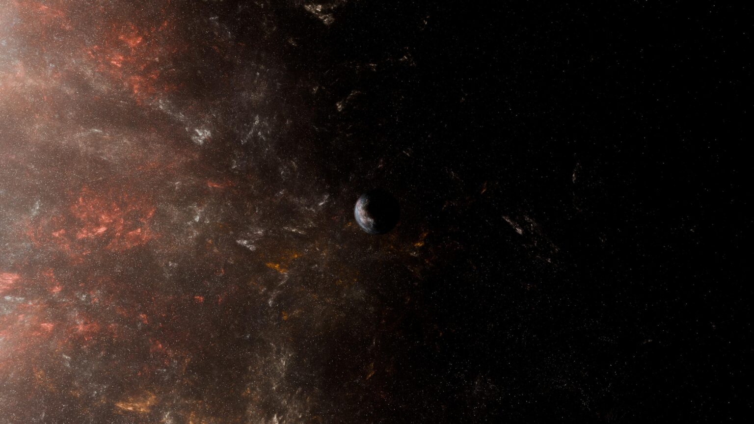 I like doing space renders