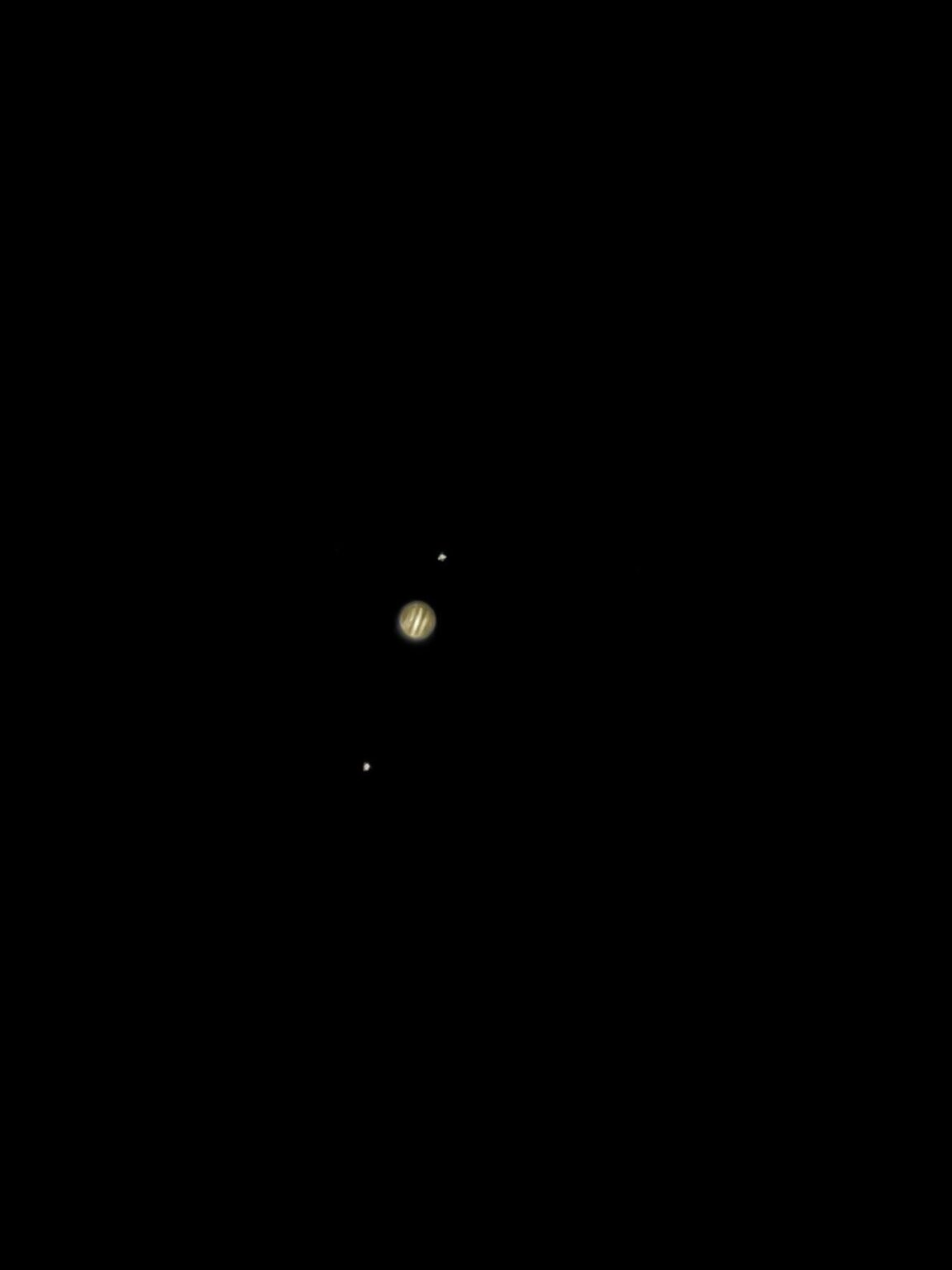 Tonight's Capture Of Jupiter & Its Moons.