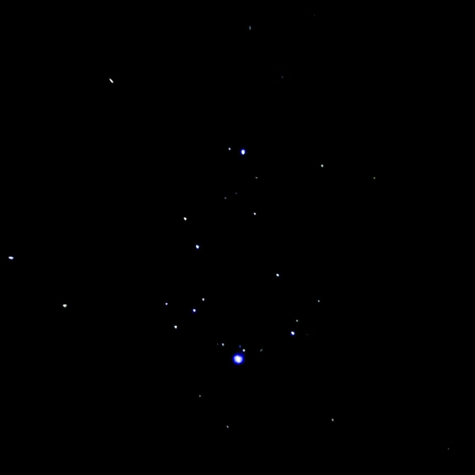 Last Night's Image Of The Christmas Tree Cluster.