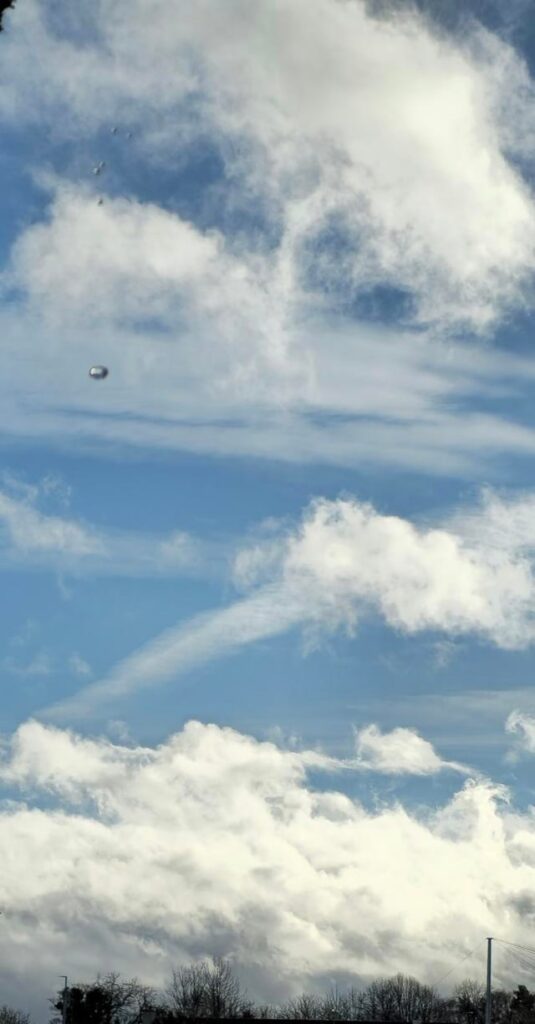 Metallic Orbs over Ireland