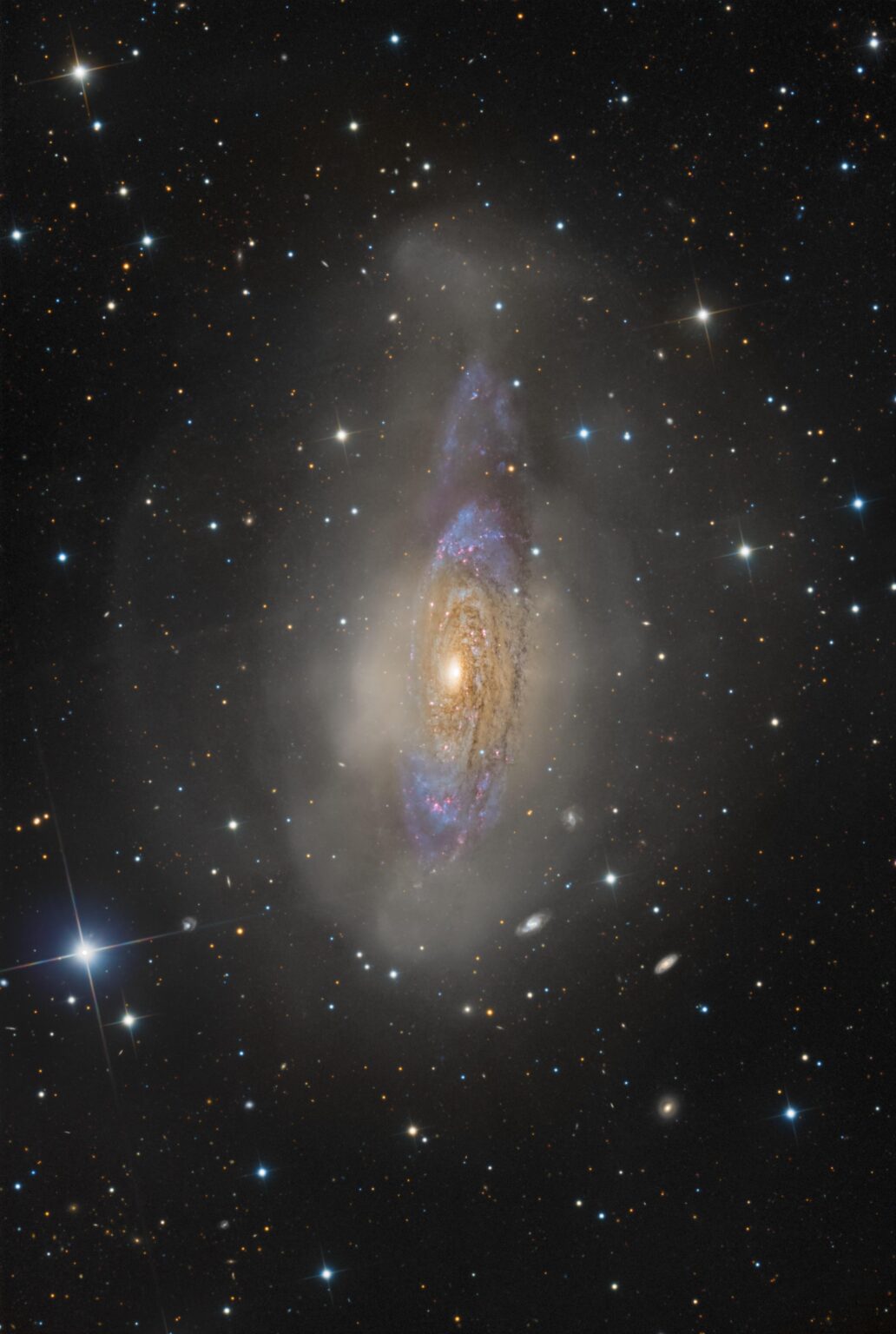 The Bubble Galaxy: NGC 3521