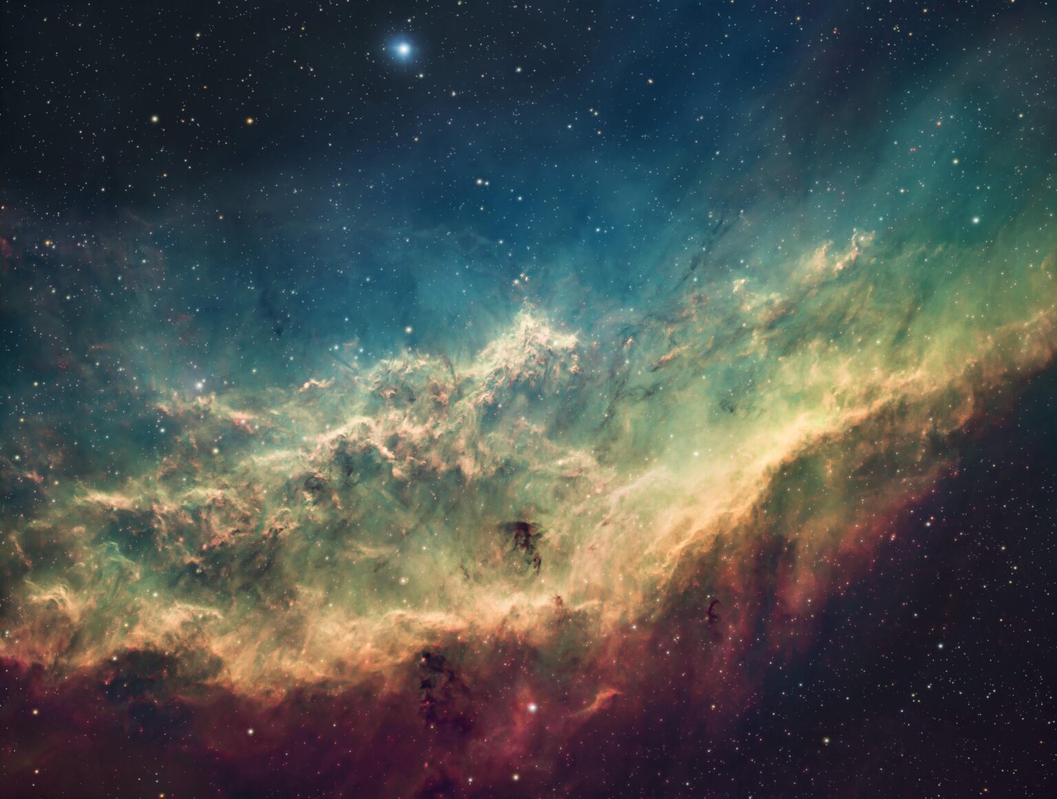 California Nebula captured from my terrace