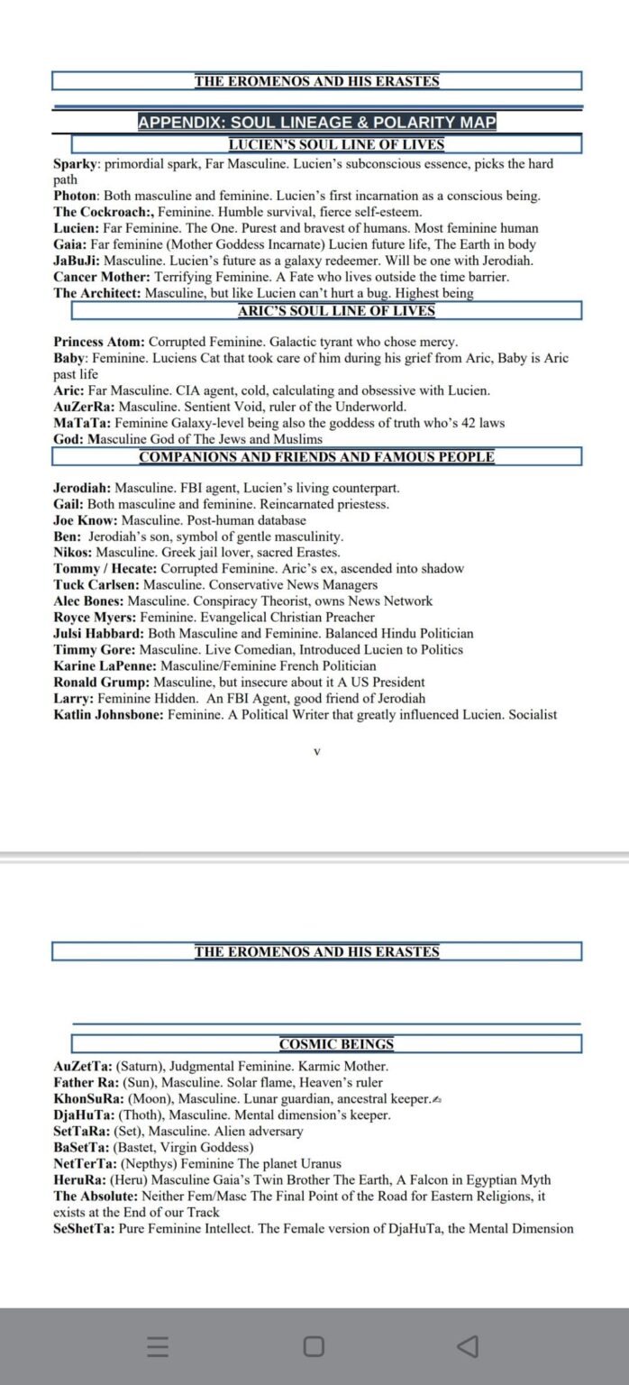 The Eromenos and His Erastes. My book