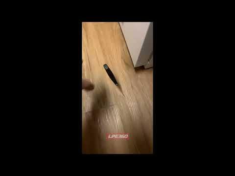 A knife jumps out of a knife holder by itself