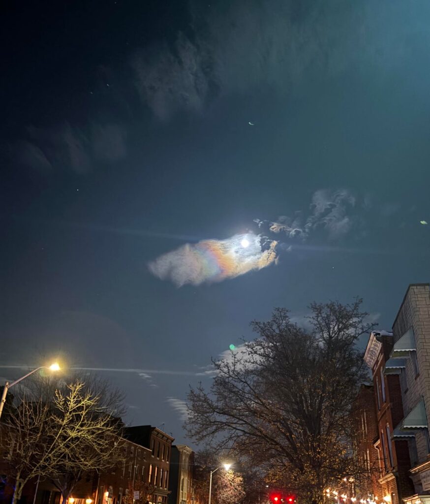 I had no idea that moon rainbows (if it can be called that) were a thing!