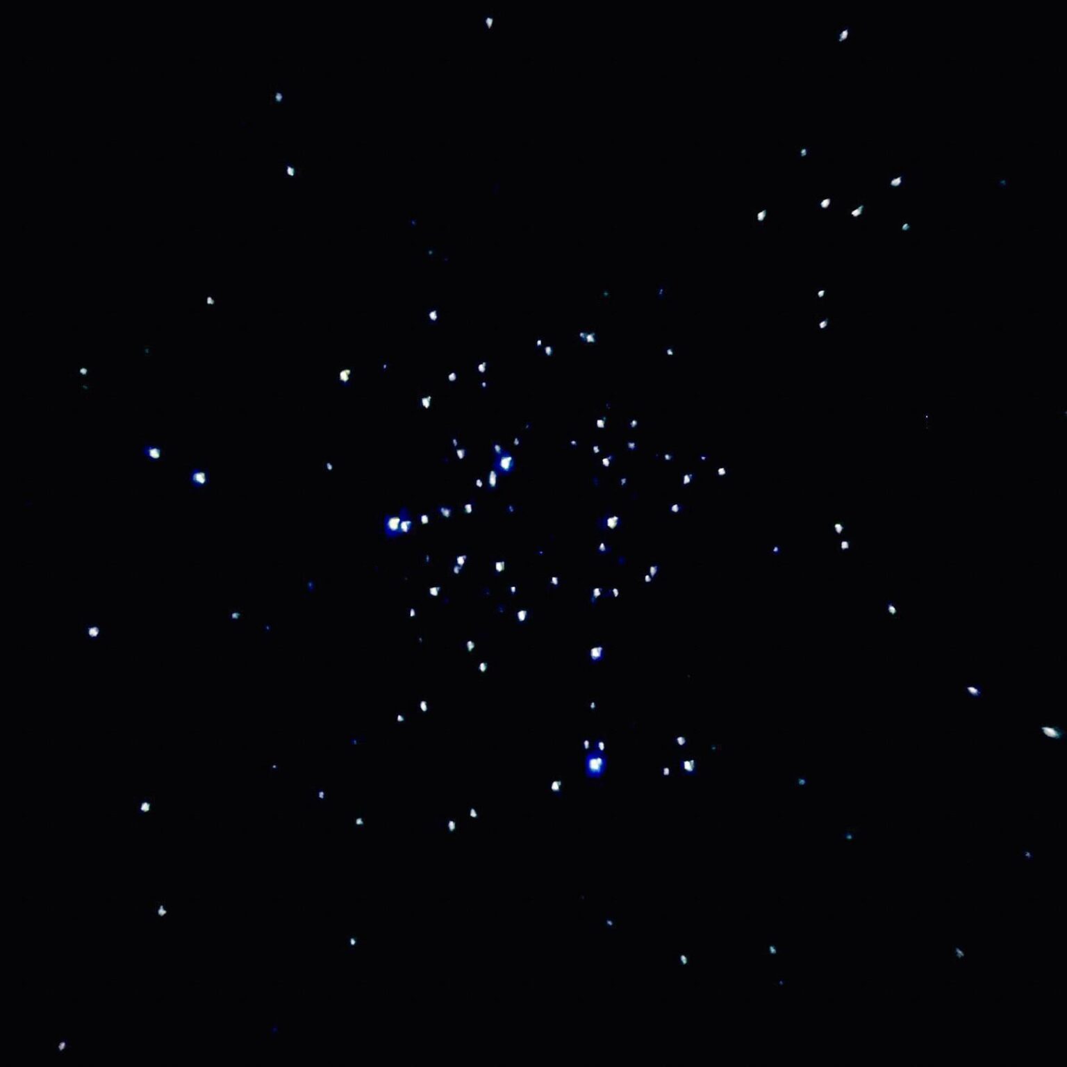 Tonight's Capture Of M35 (The Shoebuckle Cluster).