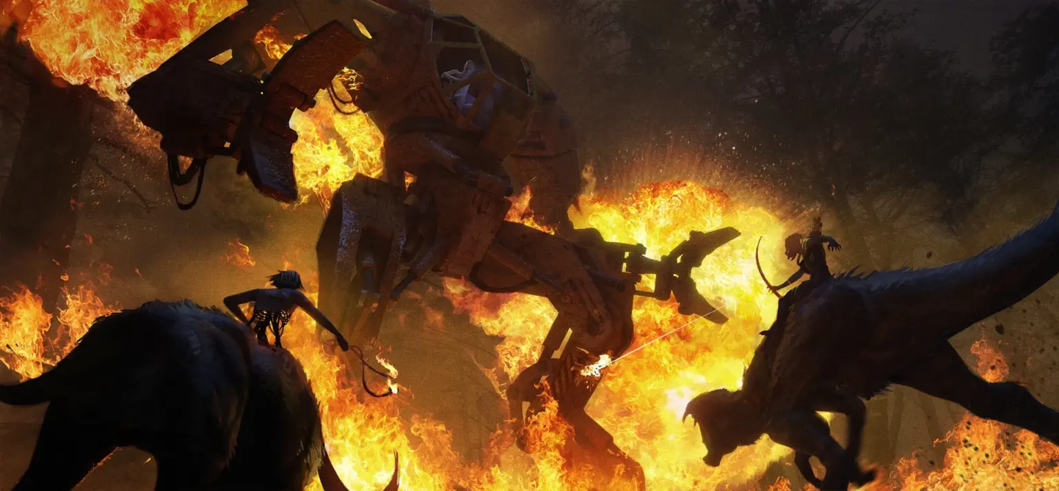 New Concept Art Shows Alternate Power Loader Battle in Predator: Badlands