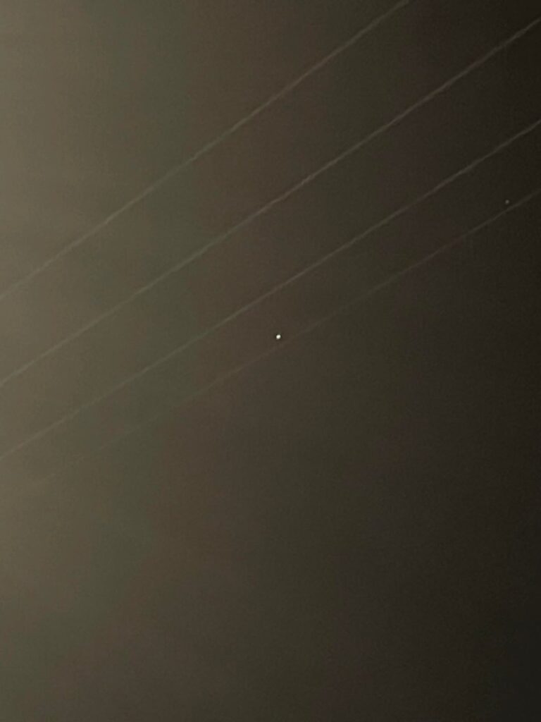 I’m not a big astronomy guy, but I noticed this blinking star up in the sky. That definitely wasn’t a plane. Does the star have a name? (Taken from the Santa Clarita area.)