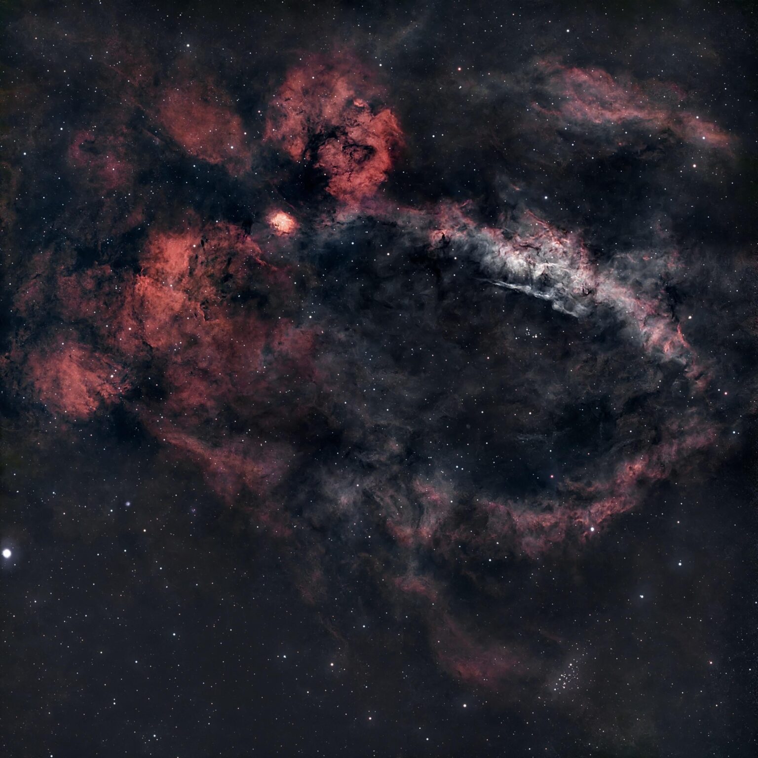 Sh2-175 (Lobster Claw Nebula)