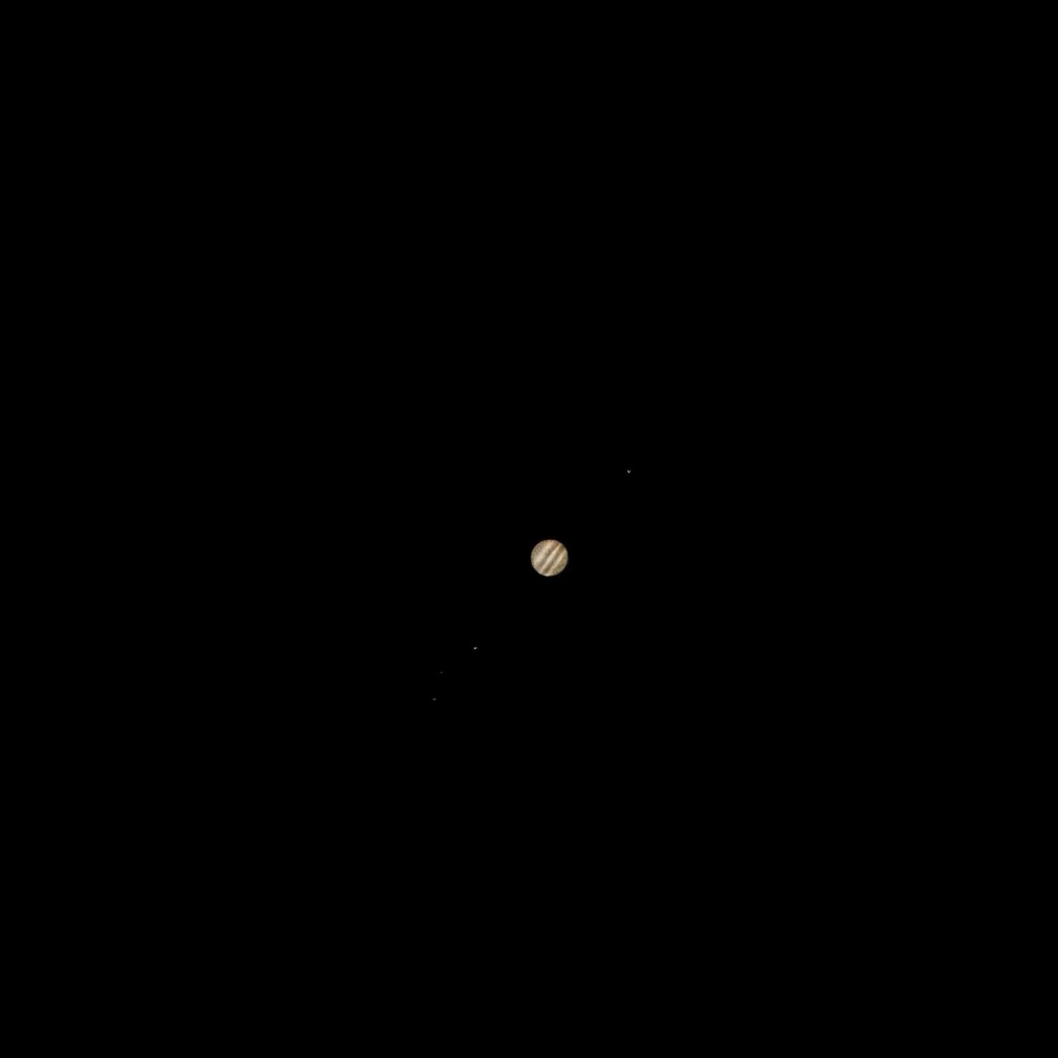 Tonight's Photo Of Jupiter & Its Moons.