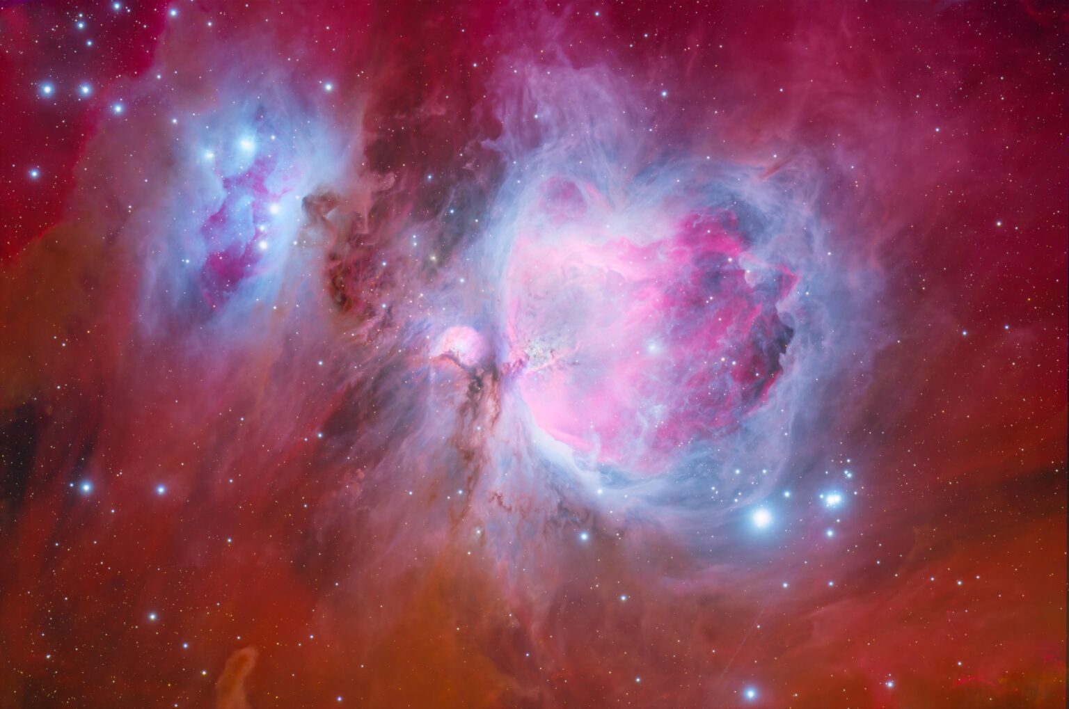 M 42- A Furnace Inside the Fiery Haze