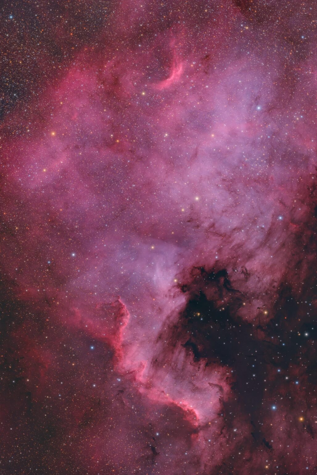 A True Color North American Nebula
