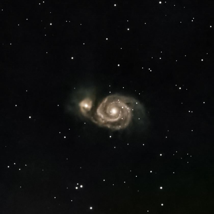 Tonight's Image Of The Whirlpool Galaxy.
