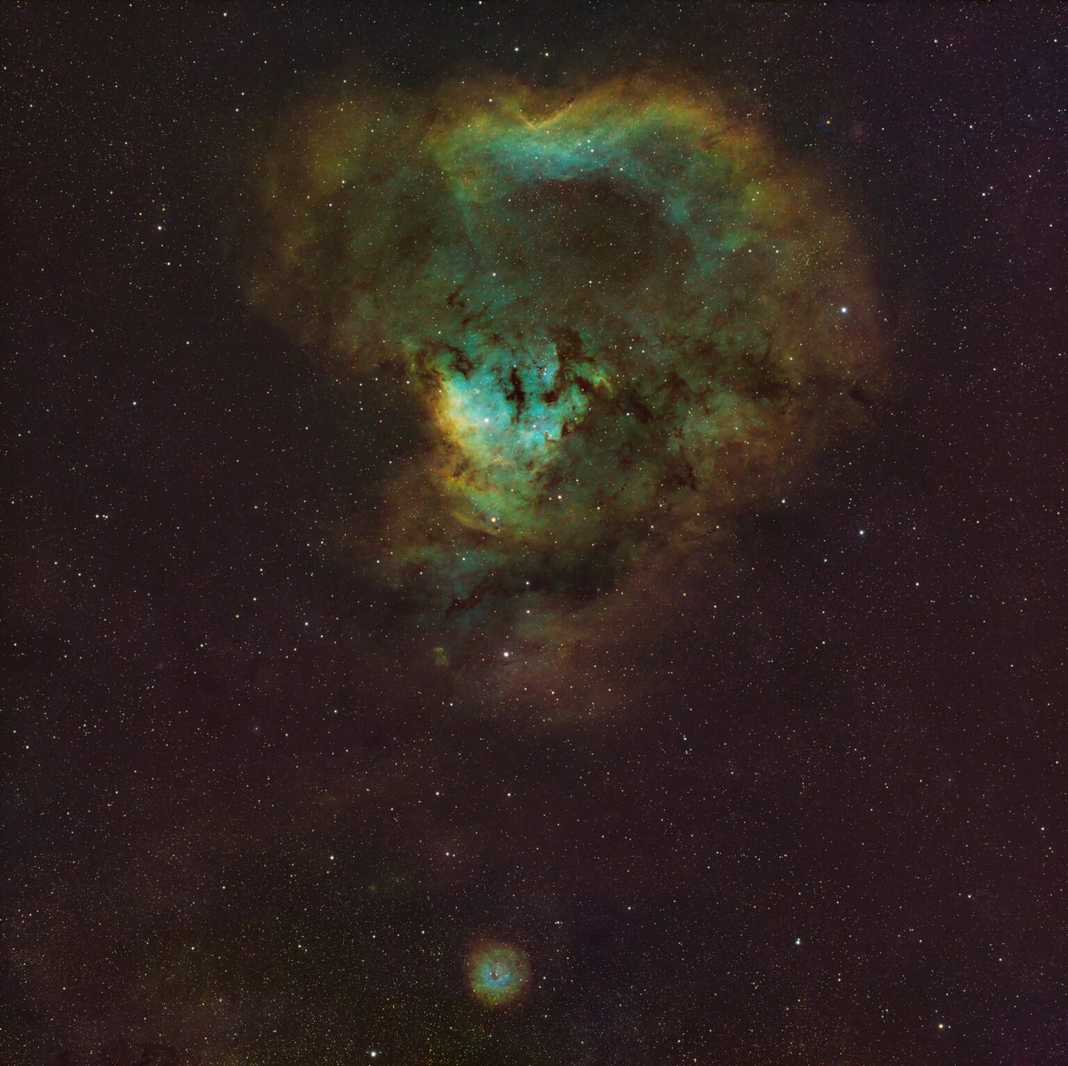 NGC 7822 - The Cosmic Question Mark