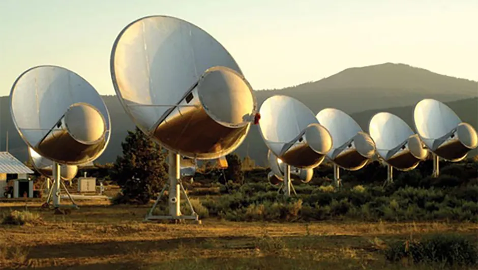 Scientists are searching for alien technosignatures across the Galaxy. Credit: SETI Institute