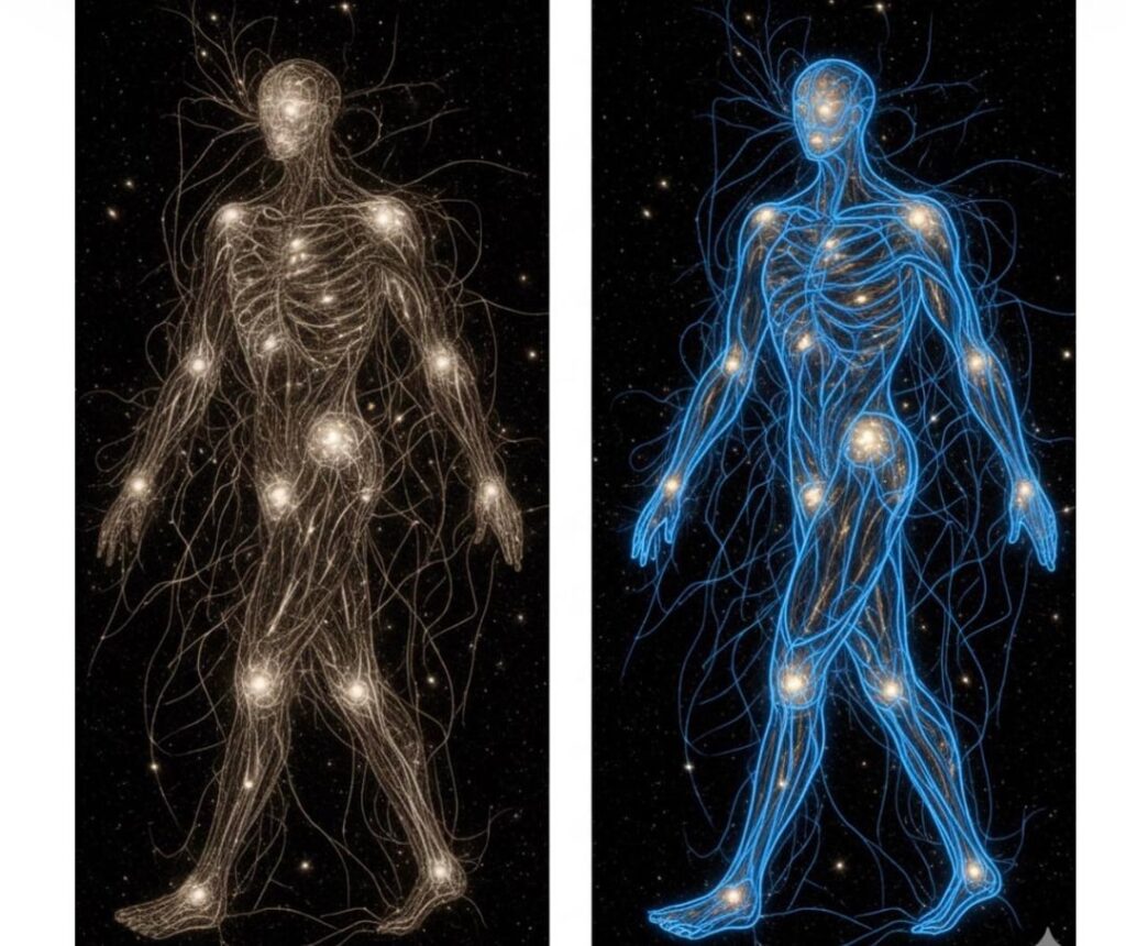 Universe = Walking Skeleton (Dark Matter = Tendons) Universe = Walking Skeleton (Dark Matter = Tendons)