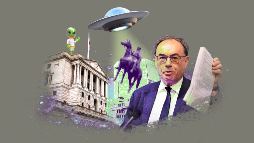 Bank of England must plan for financial crisis sparked by aliens Bank of England must plan for financial crisis sparked by aliens