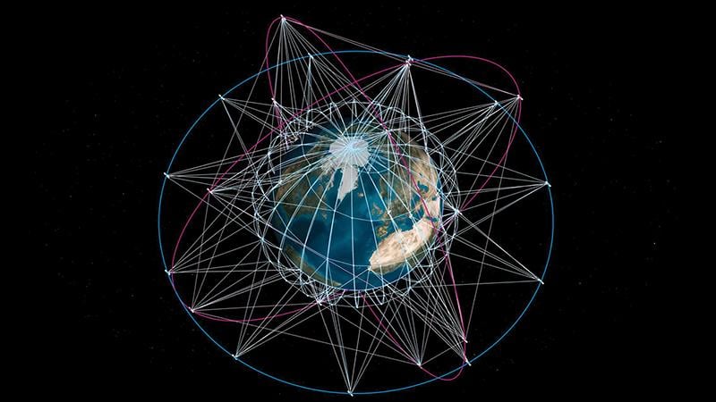 ESA Eyes Incremental Approach To Low-LEO IRIS² Element Concept art of Iris2 satellites around Earth
