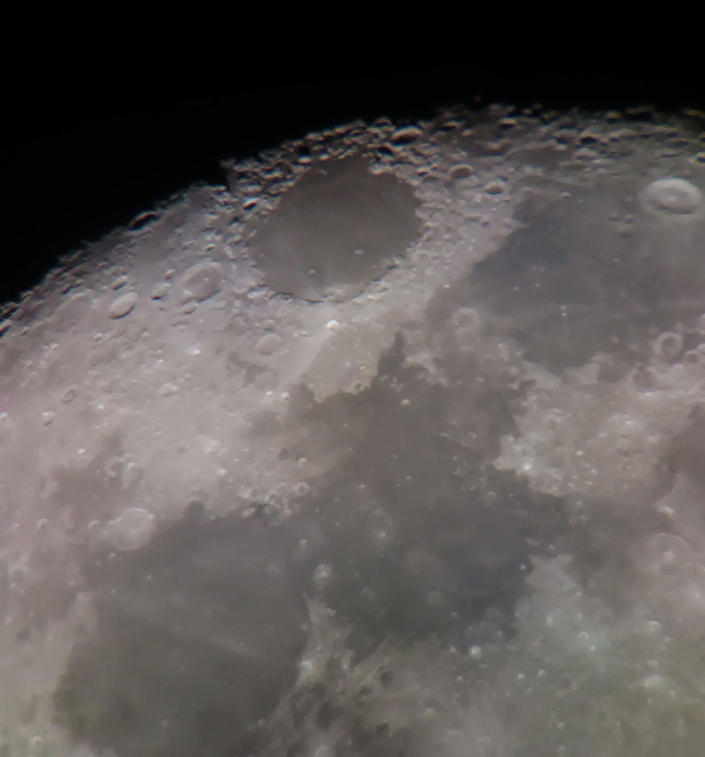 I really like this raw moon picture because of the lunar sea near the terminator