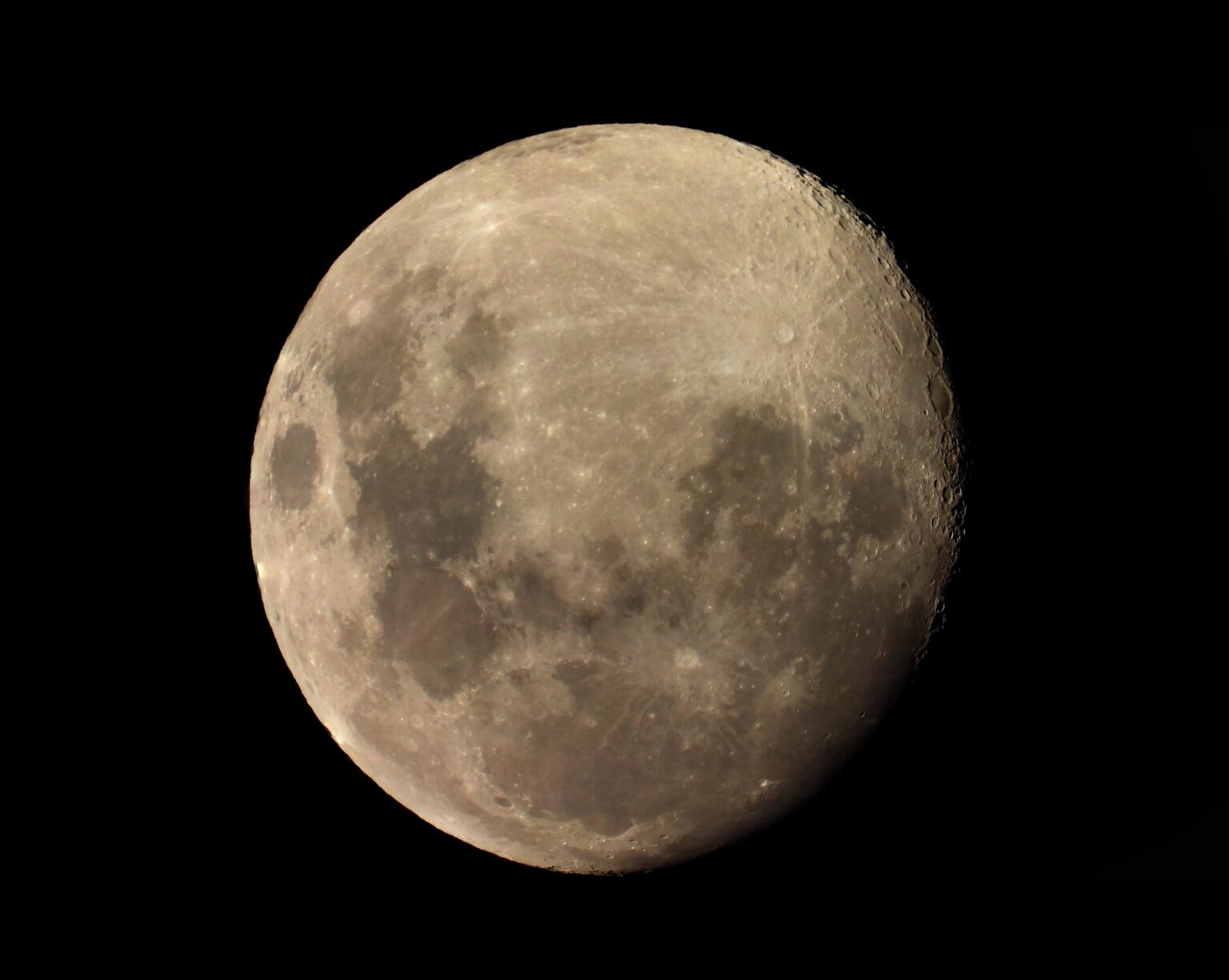 The moon last night captured with coolpix