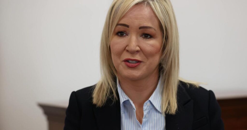 Michelle O’Neill ‘deeply concerned’ by Trump tariffs threat