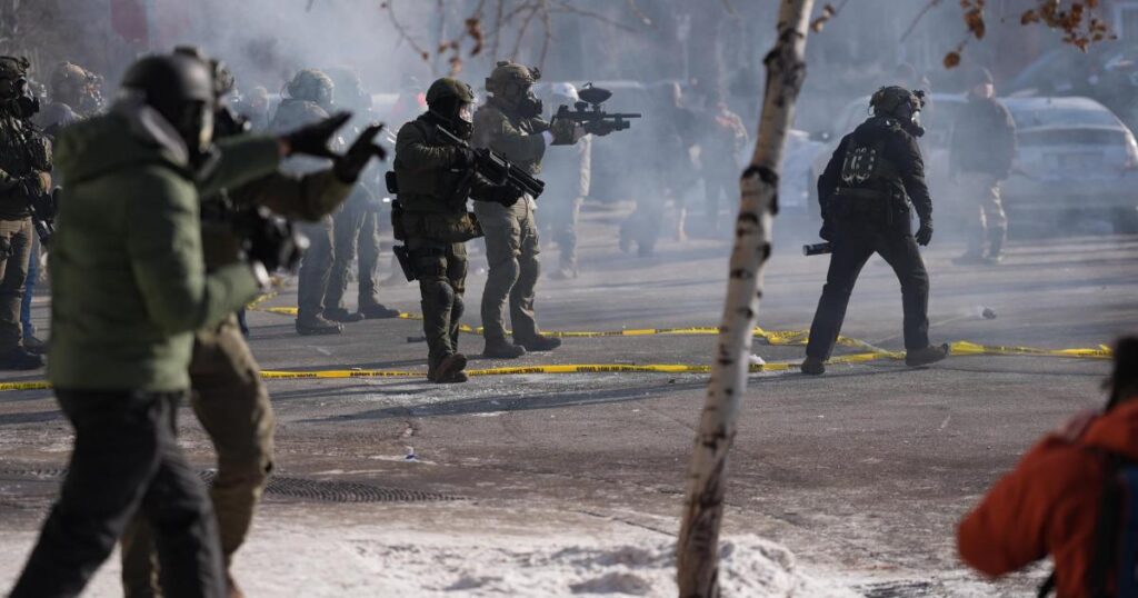 Call for calm after man shot and killed during Minneapolis immigration crackdown