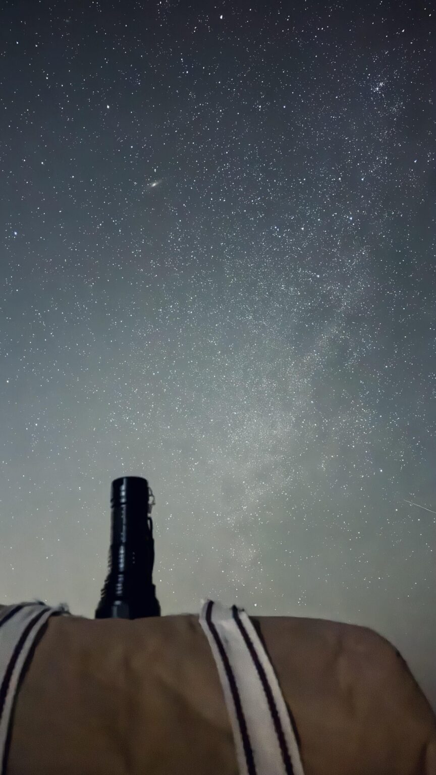 Milky Way captured with a smartphone – Hafr Al Batin, Saudi Arabia