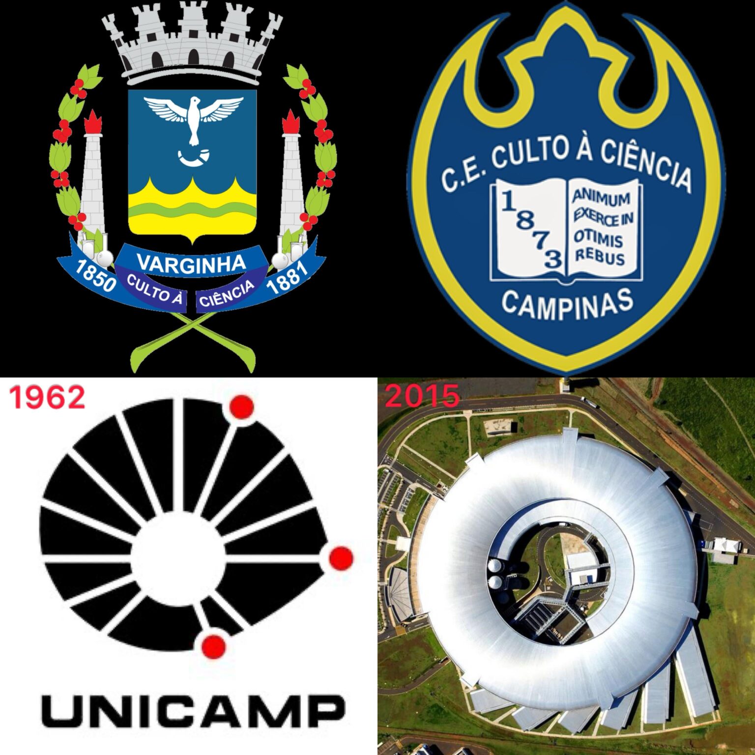 Did anyone here notice that the city that experienced one of the most emblematic UFO and alien cases in history, the Varginha Incident, carries on its flag a coat of arms with the motto "Cult of Science"? That couldn't be more stranger! And there's more!