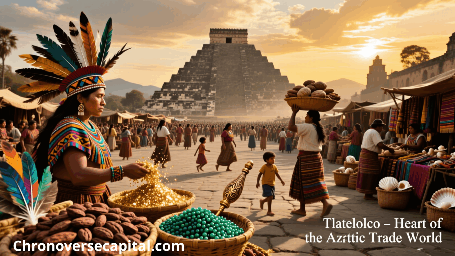 The "Wall Street" of the 15th Century: Inside the Aztec Marketplace where Inflation meant literally "Drinking your Wallet.