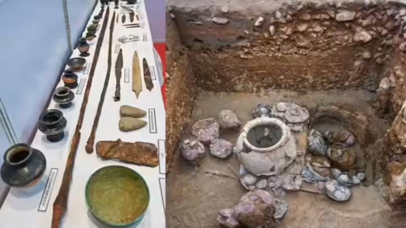 Archaeologists uncover India’s longest Iron Age spear in Tamil Nadu, dating back over 5,300 years.