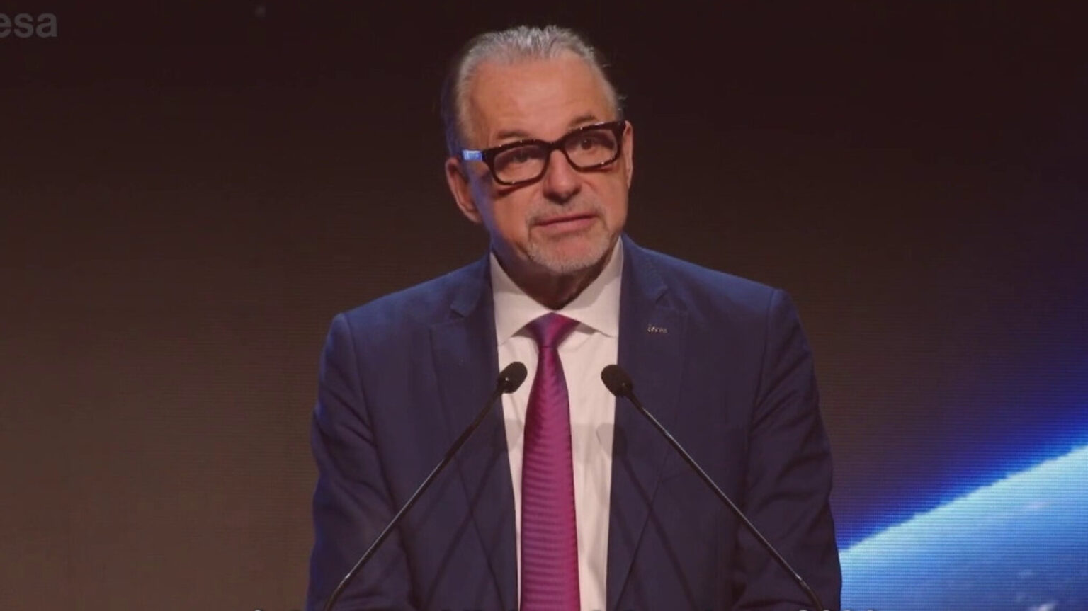 European Space Conference in Bruxelles: ESA DG keynote address on the second day European Space Conference in Bruxelles: ESA DG keynote address on the second day