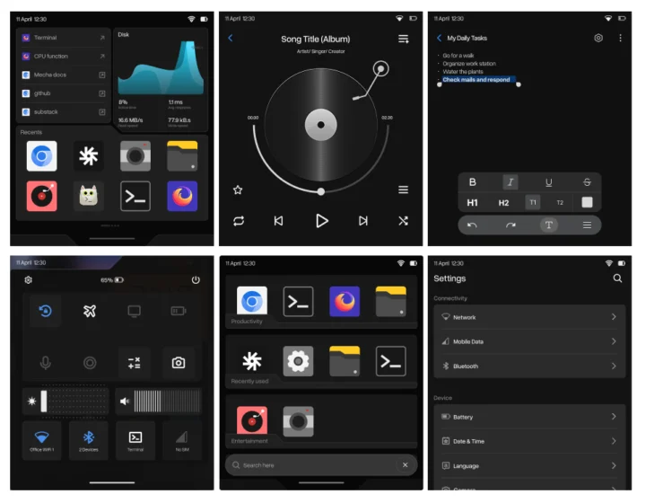 Mechanix OS launcher