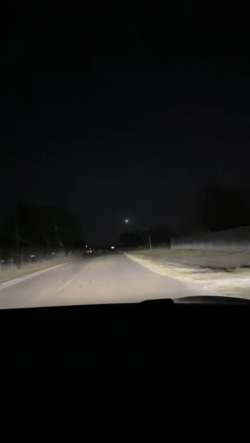 My wife and I were heading home and we saw this in the sky a few days ago. Definitely not a plane. . .