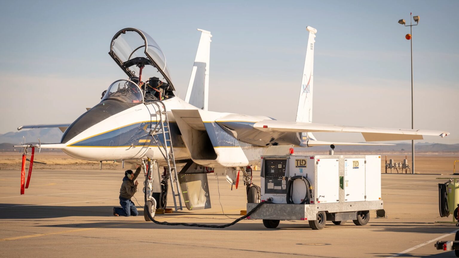 NASA jet hits 144 mph with new wing design to cut drag and fuel use