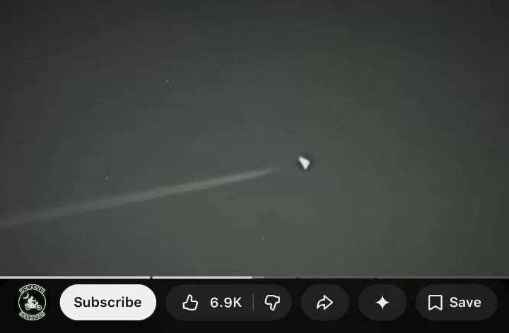 Newly released IR footage of the unknown triangular-shaped aircraft spotted over Area 51/Nevada Test and Training Range recently