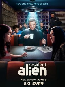 RESIDENT ALIEN - Season 4 Key Art | ©2025 Syfy