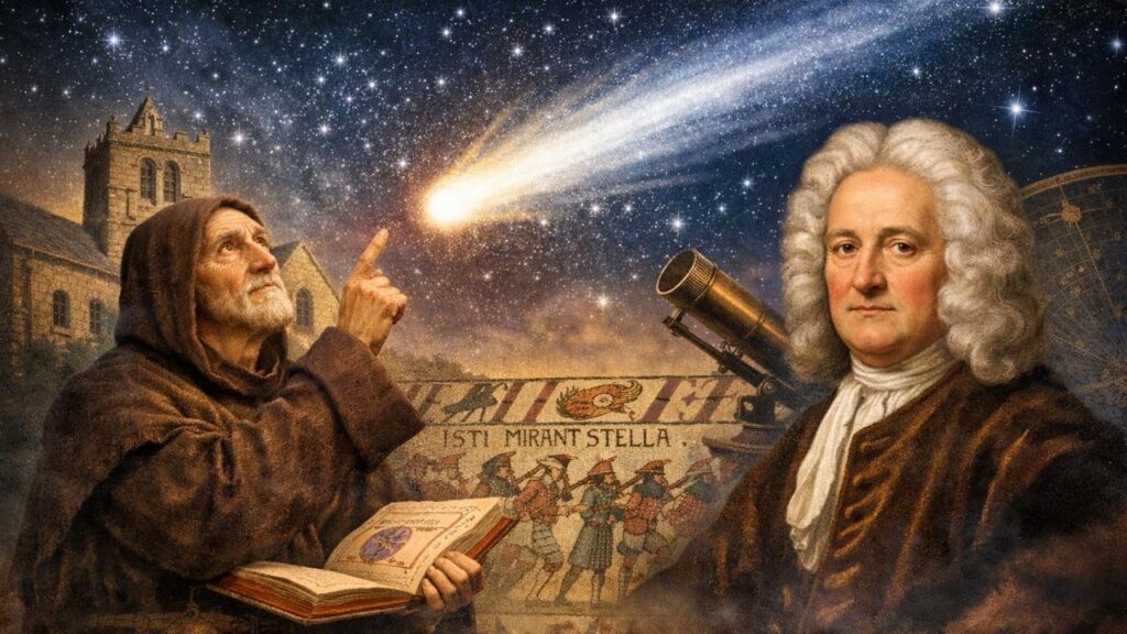 Halley’s Comet May Have Been Recognized 600 Years Earlier Than Thought, Study Finds The comet through time and space