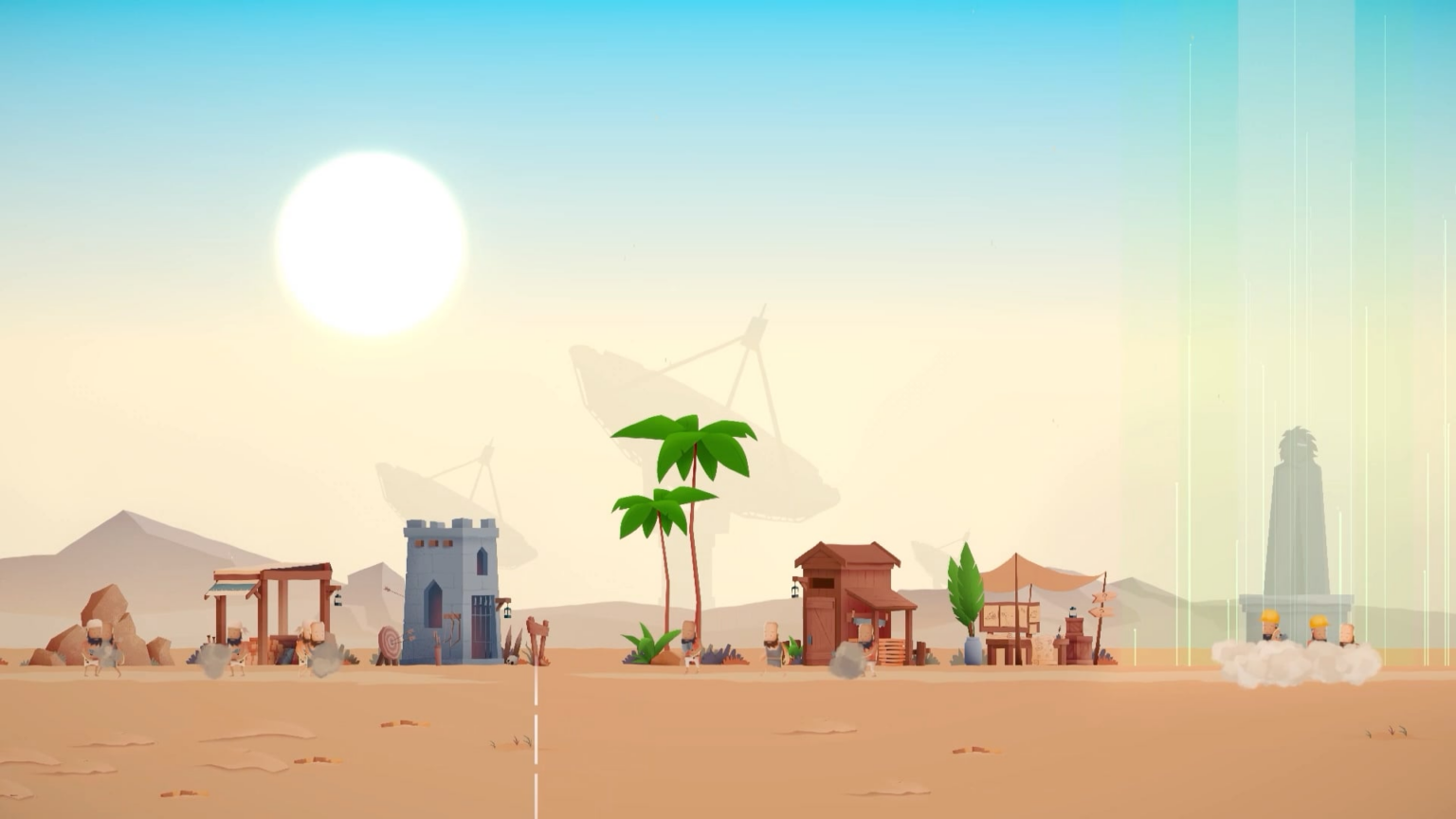 We’re making an alt-history game where a space delivery guy accidentally becomes your god