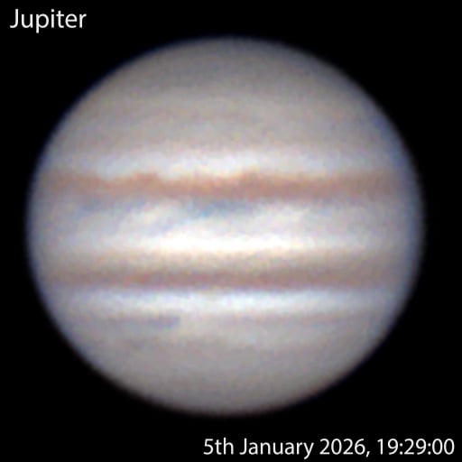 I took over 8 million images of Jupiter in one night to capture it's full rotation (and an Io transit)