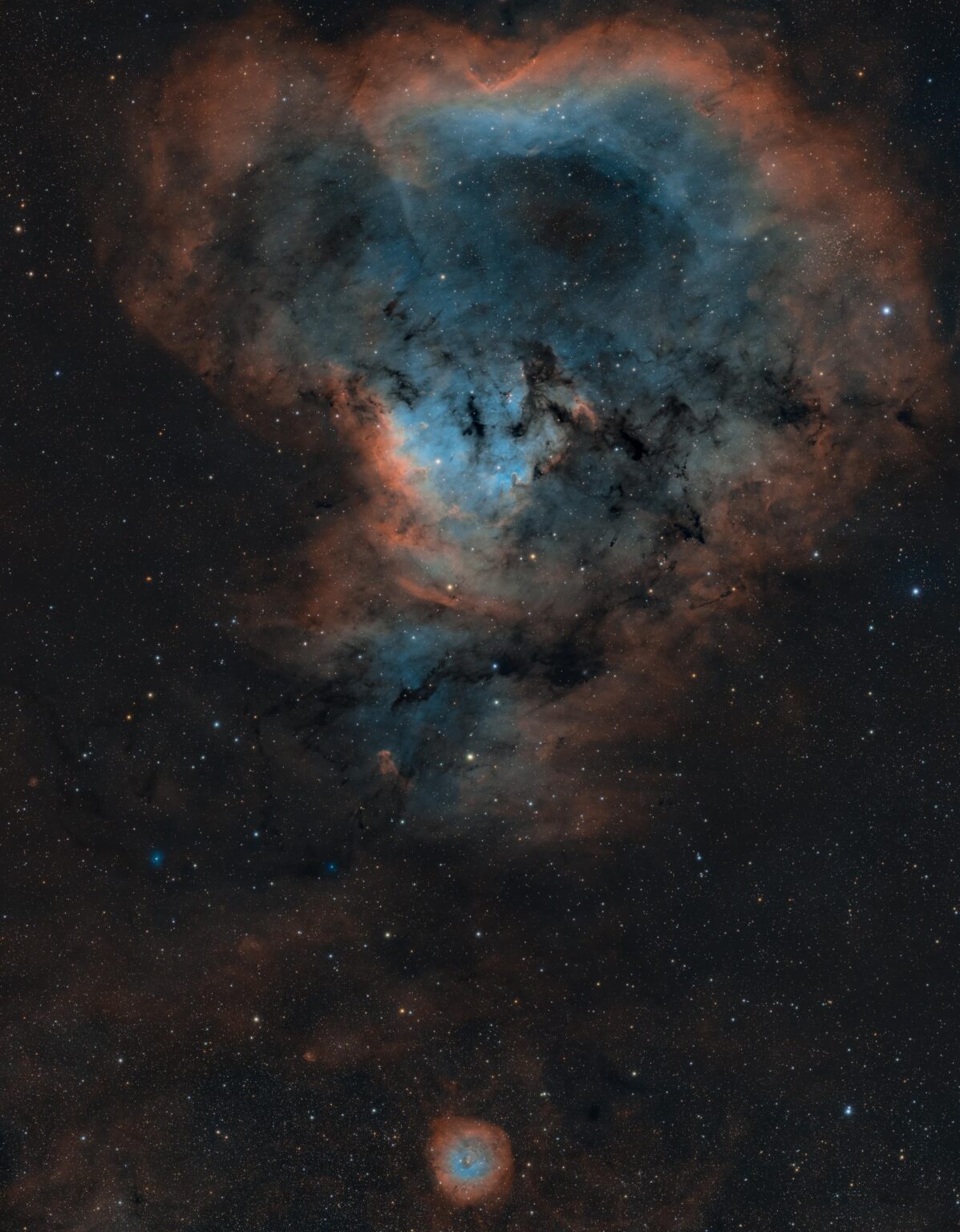 NGC 7822 – The Cosmic Question Mark in SHO NGC 7822 - The Cosmic Question Mark in SHO