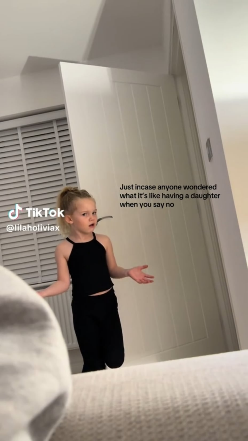 Something odd appears in the background of this TikTok am I seeing it right?