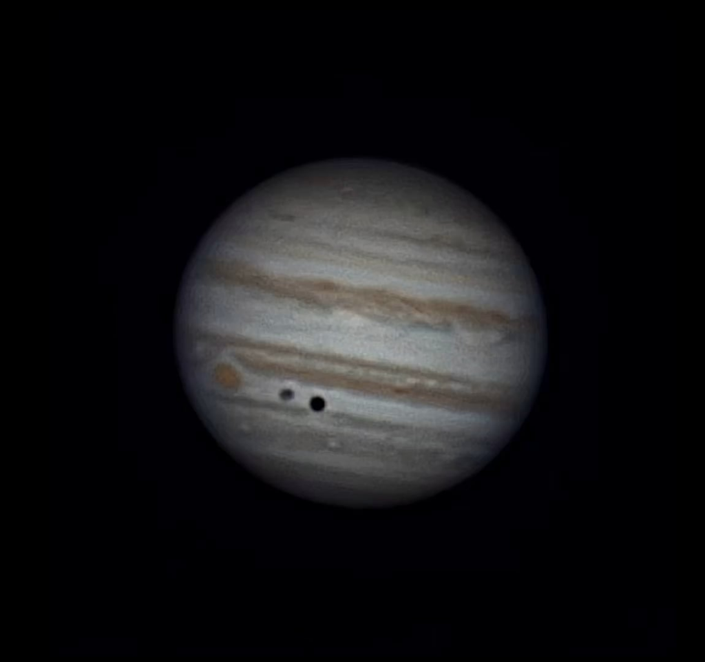 Jupiter with Ganymede transit